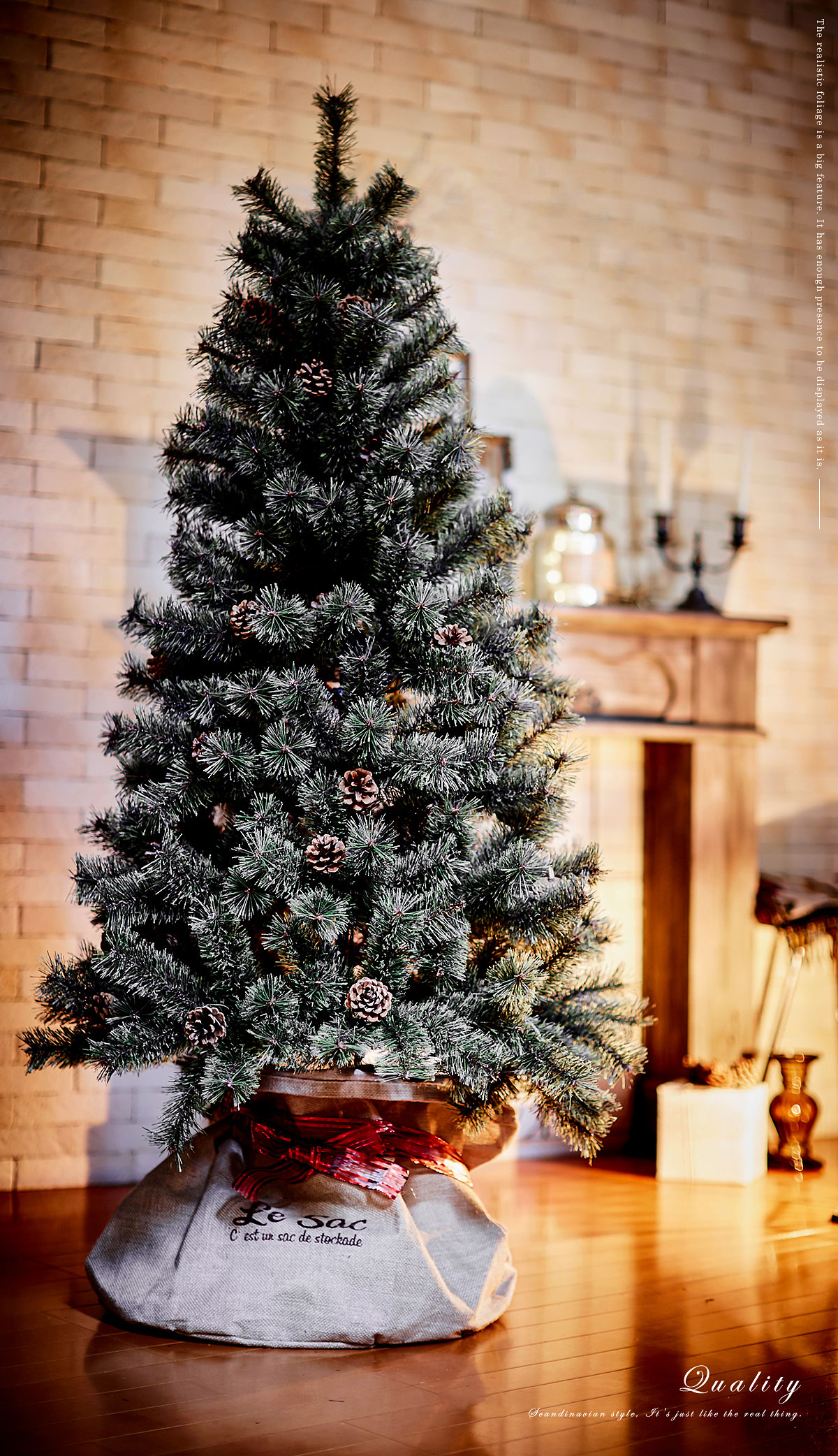 アルザス　alsace クリスマスツリー　150cm季節・年中行事
